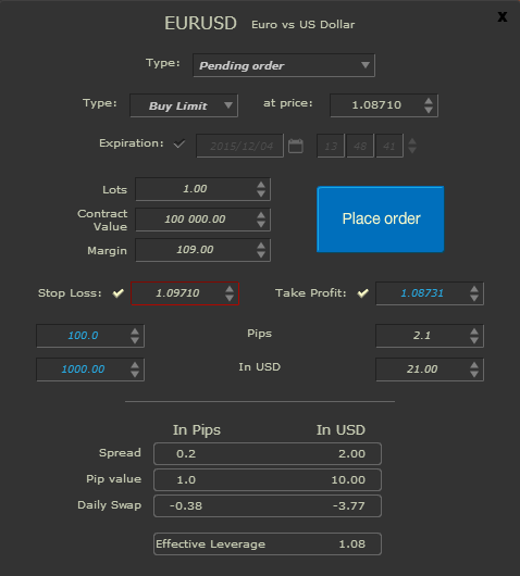 xStation forex trading calculator